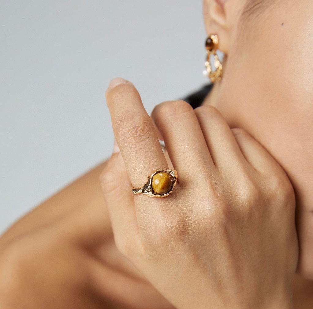 Tiger Eye Ring