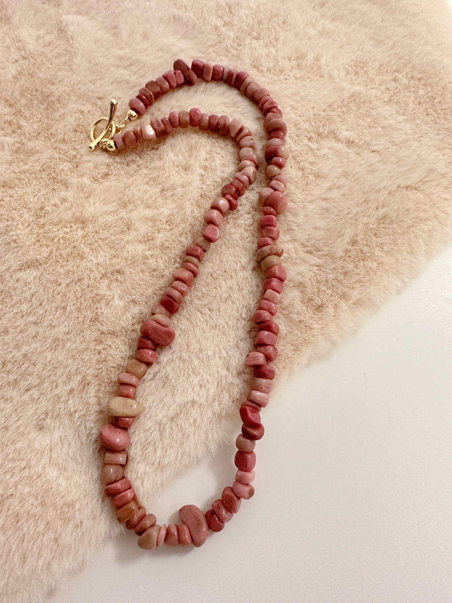 Rhodonite Necklace Set