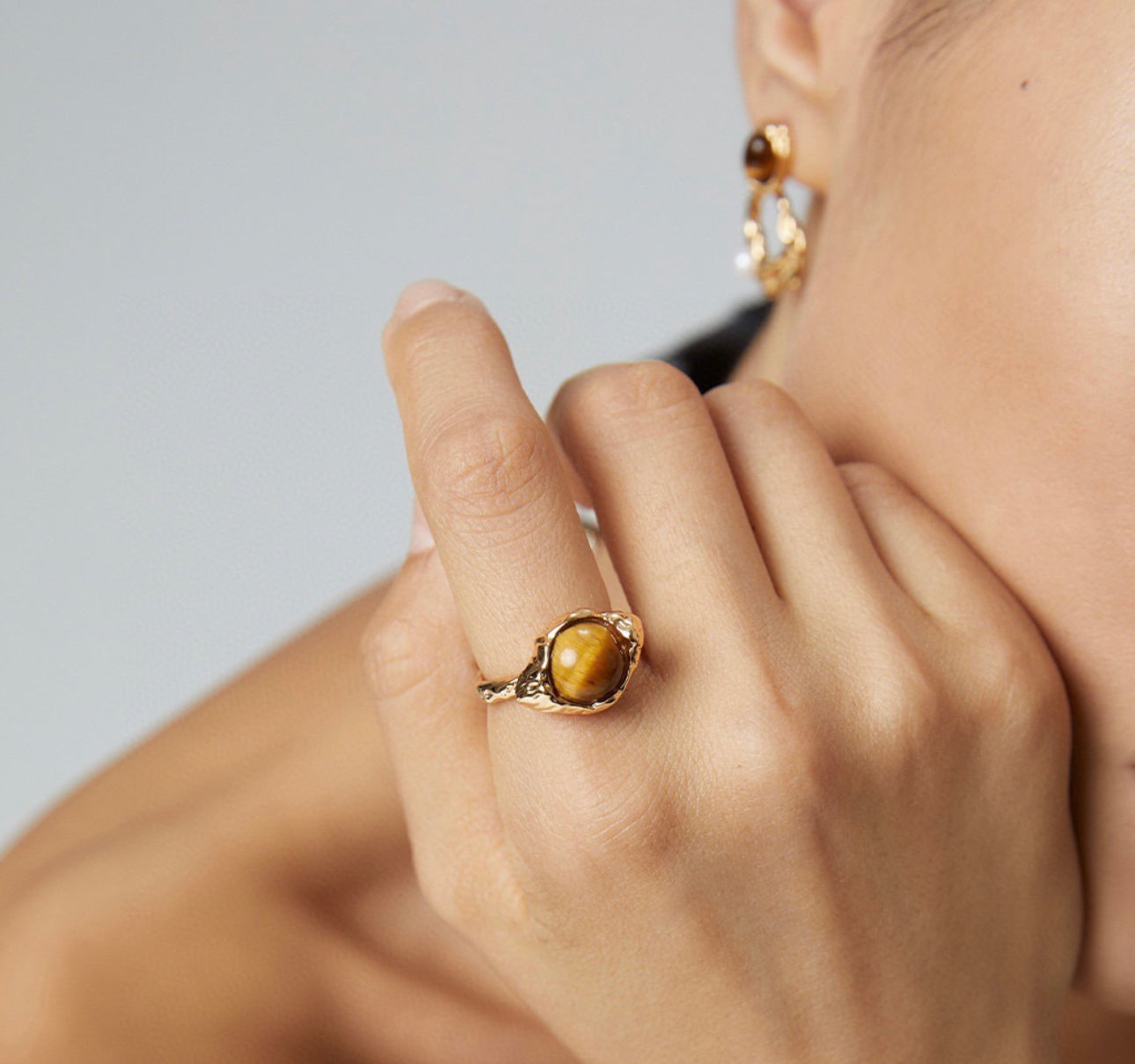 Tiger Eye Ring