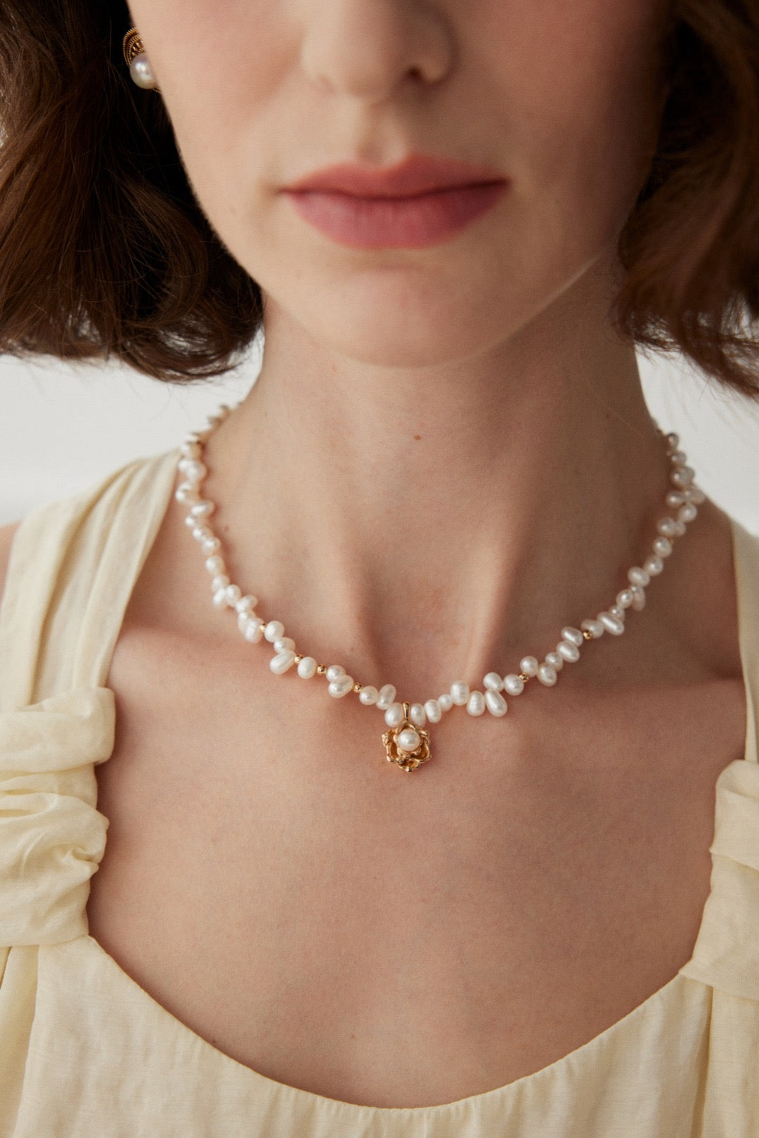 Camellia - Pearl Necklace